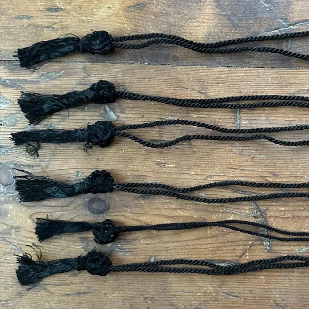 Decorative Black Tassels Art Design Supplies